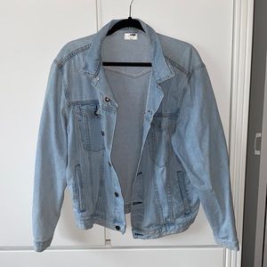 Oversized denim jacket